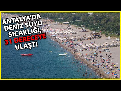 Antalya'da Deniz Suyu Sıcaklığı, Hava Sıcaklığını Geçti