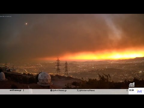 Φωτιά στην Αττική: Μέχρι την Πελοπόννησο έφτασε το τοξικό νέφος