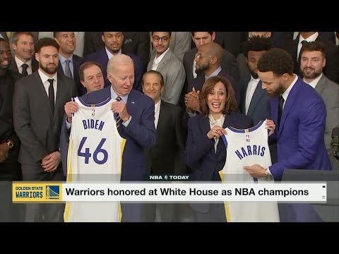 Steph Curry & Golden State Warriors honored at the White House as NBA Champions | NBA Today