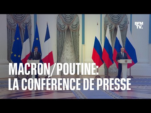 Macron/Poutine: la conférence de presse en intégralité