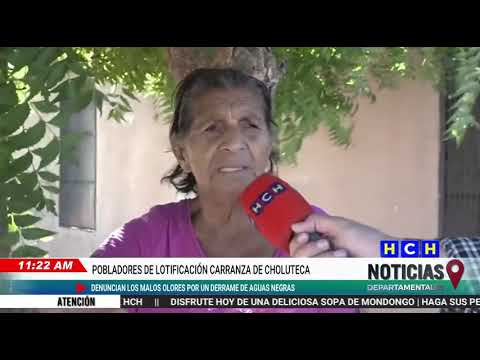 Habitantes de la Col. Lotificación Carranza, denuncian derrame de aguas negras
