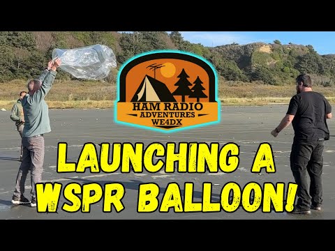 We Launched A WSPR Balloon!  Ham Radio Adventures Club, WE4DX, Pacific Beach, WA. Get Together 2024