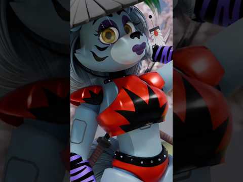 𝙎𝙖𝙢𝙪𝙧𝙖𝙞 𝙍𝙤𝙭𝙖𝙣𝙣𝙚 𝙒𝙤𝙡𝙛 ⛩️ (𝙉𝙀𝙊𝙉 𝘽𝙇𝘼𝘿𝙀) #shorts #fnaf #edit