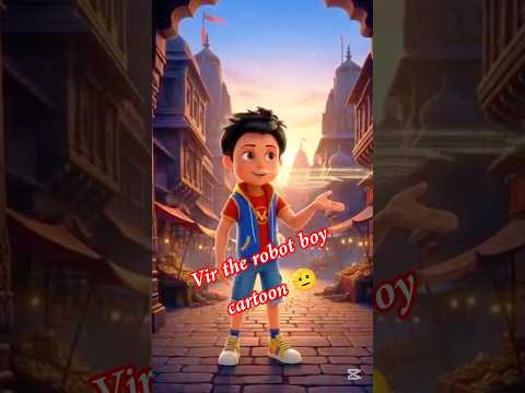 Vir the Robot Boy fights the Shadow Demon #cartoon #virtherobotboy