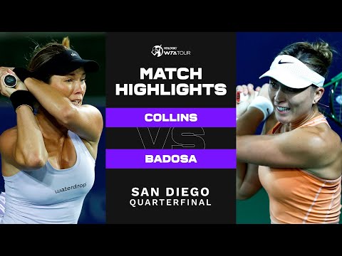 Danielle Collins vs. Paula Badosa | 2022 San Diego Quarterfinal | WTA Match Highlights