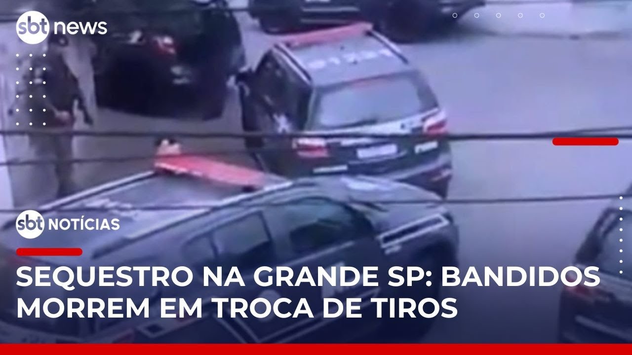 Trio que fazia reféns é morto em troca de tiros com a polícia | #SBTNotícias