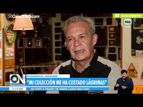 Carlos Beltrán, un santandereano que lleva cuatro décadas coleccionando autos antiguos