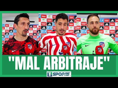 Jan Oblak, José María Giménez y Stefan Savic´ RECLAMAN al ARBITRAJE frente al Real Madrid