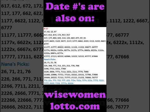 9-16 [ANY YEAR!] Lottery Hot Numbers #free #lottery #ebooks #winning  #lotto  #strategy & more