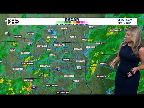 DFW Weather: Scattered <strong>rain</strong> <strong>and</strong> lower temps in the forecast