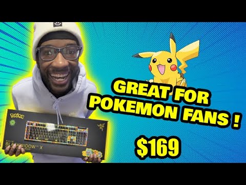 UNBOXING Pokemon Razer BlackWidow Keyboard !