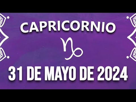 URGENT??THE VAST AQEUDAR EN SHOCK Capricornio  Diario  Horoscopo De Hoy 31 De Mayo 2024