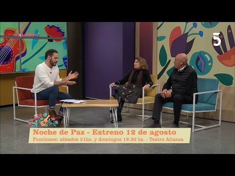 Susana Groisman Actriz y Dino de Armas Autor, Obra: Noche de Paz | Basta de Cháchara | 09-08-2022