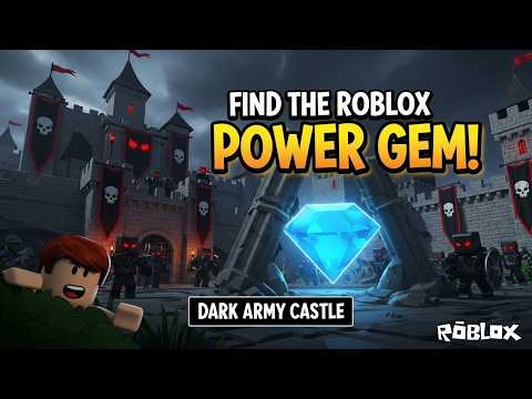 Найдите камень силы Roblox в замке, захваченном армией тьмы.