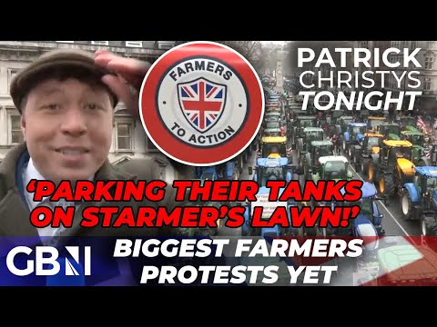 'Parking Their TANKS!' | Patrick Christys Shares Support For Farmers At Largest Farming Protest Yet