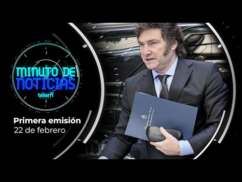 Minuto de Noticias. Primera emisión del 22 de febrero