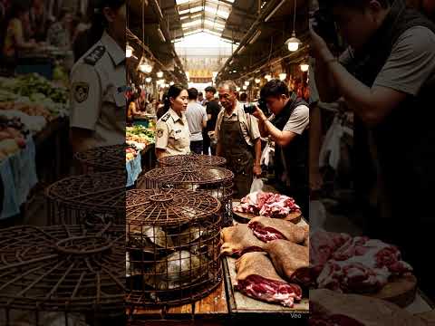 “Market Under Watch: Wildlife Trade Exposed”#WildlifeTrade #DocumentaryPhotography #AsianMarket