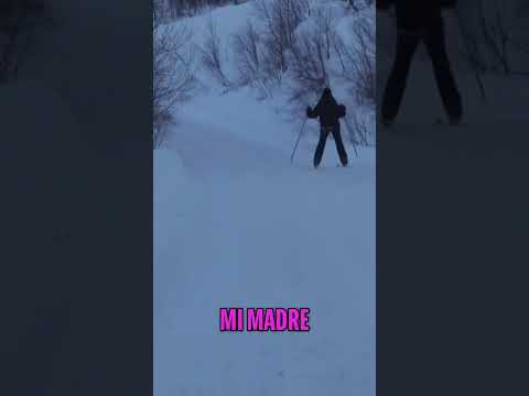 🎿🔥 ¡Esquí Épico! El Descenso Perfecto que Te Dejará Sin Aliento #shorts