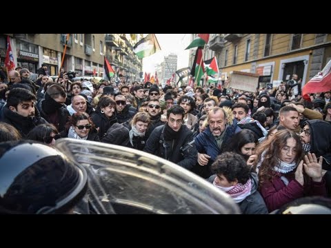 Manifestación propalestina en Roma en vísperas del primer aniversario del 7 de octubre I DIRECTO