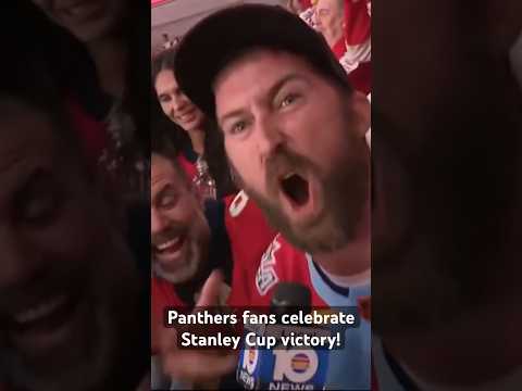 #FloridaPanthers fans celebrated the team’s first-ever #stanleycup victory! #nhl #hockey #sports