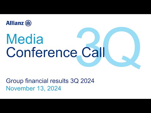 Allianz Financial Results 3Q 2024: Media Call