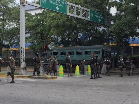 FFAA vigila cumplimiento de toque de queda en Cortés