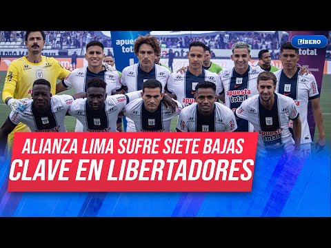 ¡SE COMPLICA! Alianza Lima sufre 7 bajas sensibles para el choque ante 2 de Mayo en Libertadores