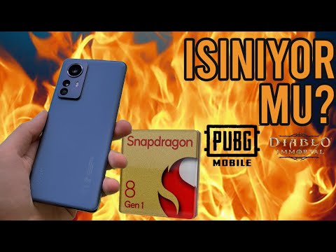 Snapdragon 8 Gen 1 Isınıyor Mu? | Xiaomi 12 Pro ile PUBG ve Diablo Oynadık!