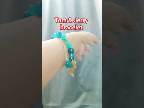 ASMR Tom & Jerry Beaded Bracelet 💫 #shorts #jewelrymaking #tomandjerry #bracelet #elastic