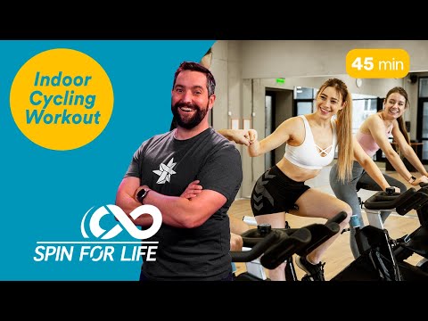 45 Minute Endurance Indoor Cycling Workout | Spin For Life