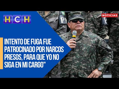 Intento de fuga fue patrocinado por narcos presos, para que yo no siga en mi cargo: Coronel Muñoz