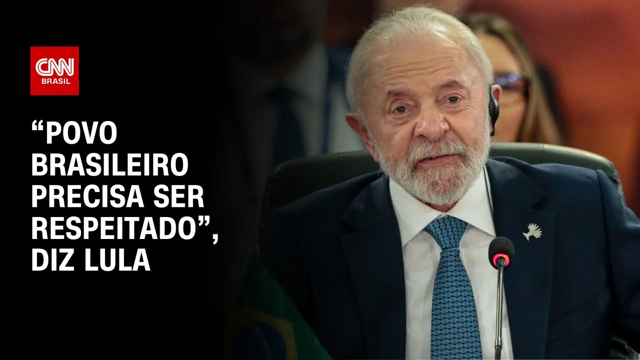 Povo brasileiro precisa ser respeitado diz Lula após tarifaço de Trump | CNN 360º