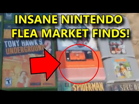 RARE NINTENDO FLEA MARKET GAME FINDS!