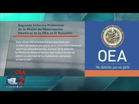 Informe preliminar OEA