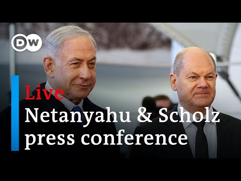 Israeli PM Netanyahu and German Chancellor Scholz hold press conference in Tel Aviv | DW News