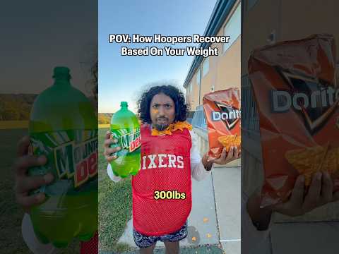 How Hoopers Recover Based On Your <strong>Weight</strong> #nba #basketball #shorts