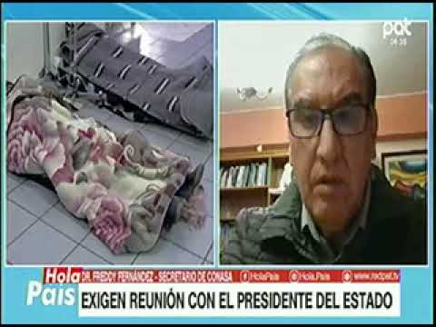 21062022   FREDDY FERNANDEZ  COLEGIO MEDICO DE BOLIVIA PIDE DIALOGO AL PRESIDENTE Y EXPULSA A JEYSO