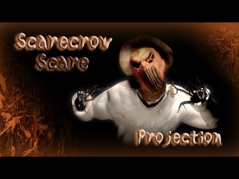 Scarecrow Halloween Projection