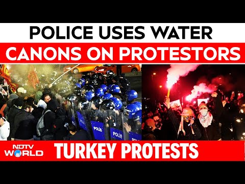 Turkey Protests LIVE | Istanbul Protests |  Police Uses Water Canons On Protestors | Imamoglu