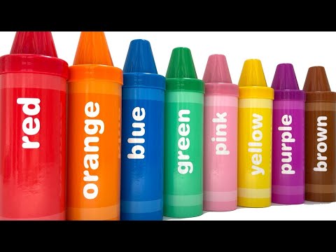 Learn Colors with Crayon Surprises