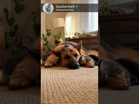 Everything was peaceful… until mom showed up 😭🐾