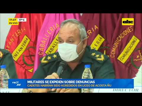 Militares se pronuncian sobre denuncia de agresión