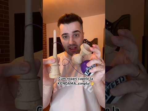 Cum repari KENDAMA si CUPELE rapid si usor!😳 #kendama #shorts #romania
