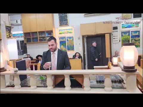 הבדלה החזן נתנאל כהן בבהכ'נ ויאמר אברהם לעדת הג'מרוקלים פרשת שמיני תשפ''ו צבא