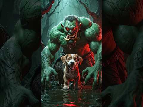 🐶 DogFamily vs Orcs in the Swamp 👹🔥 #animation #dog #cartoon