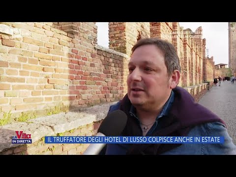 Il truffatore degli hotel di lusso colpisce anche in estate - La Vita in diretta - 09/09/2024