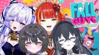 【 #リアクトFallGuys大会 】チーム名：おとぎの寺で呪イヲ 顔合わせ＆チーム練習💖 w/黒華ちゃんかぐちゃんイヲちゃん【 #音伽ねむ