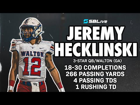 JEREMY HECKLINSKI IS REALLY THAT DUDE!│WAKE FOREST COMMIT HAS HIS WAY IN LAST REGULAR SEASON GAME 🏈