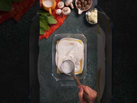 ودك بوجبة فندقية في البيت؟ جرب لازانيا الترافل الكريمية 🍄‍🟫