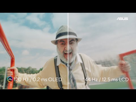 Better motion clarity | ASUS OLED display